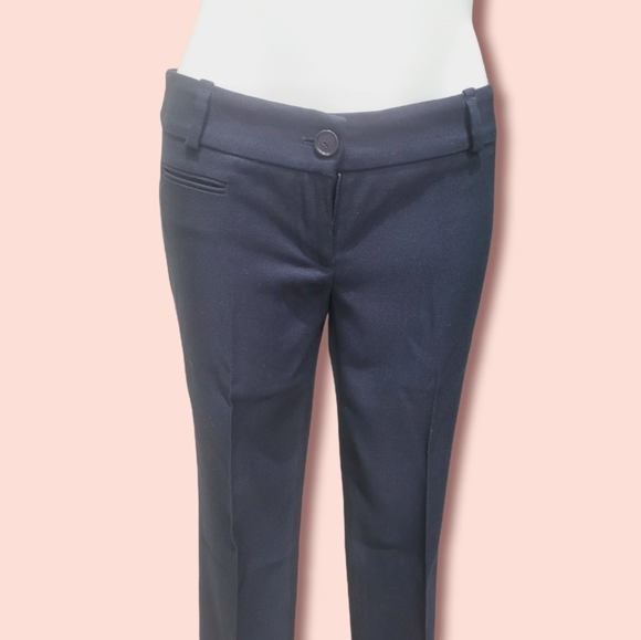 Loft Pants Marisa Trouser Women’s Sz 2 Straight Leg Blue Mid Rise 30x31 - Picture 5 of 12